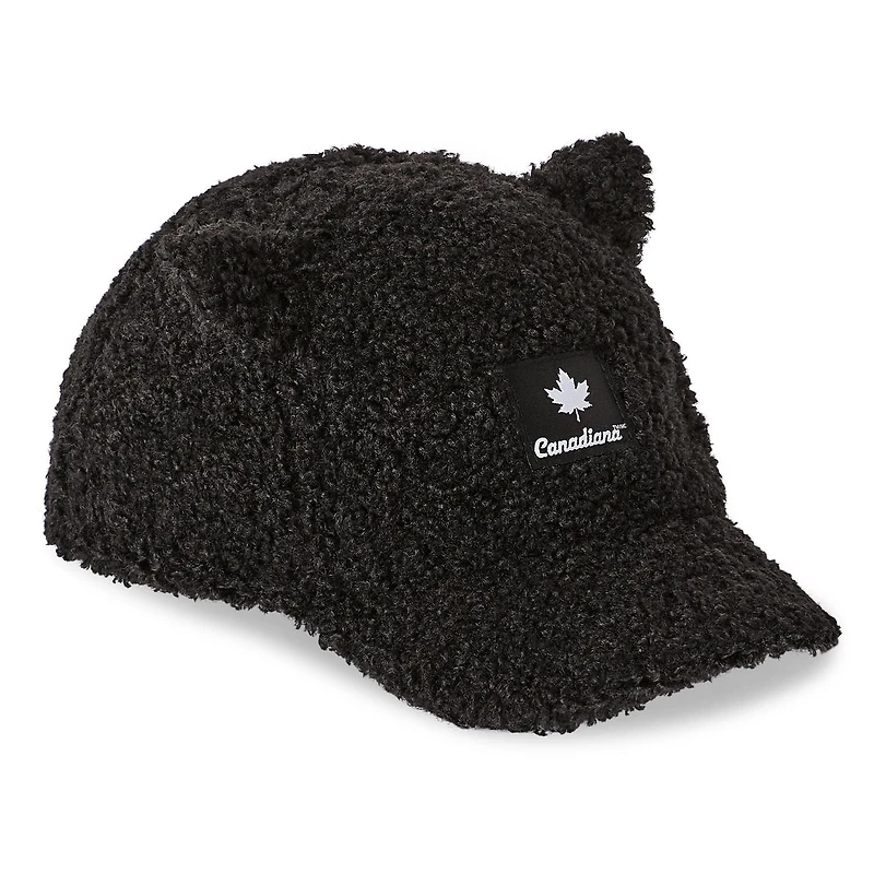 Casquette de baseball en sherpa Canadiana collection non genrée pour nourrissons