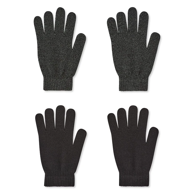 Lot de 2 paires de gants Time and Tru pour femmes