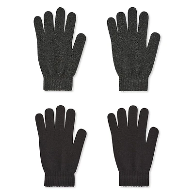 Lot de 2 paires de gants Time and Tru pour femmes