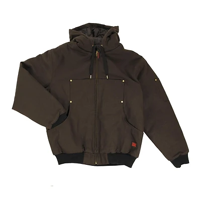 TOUGH Duck Men's Hooded Bomber Jacket