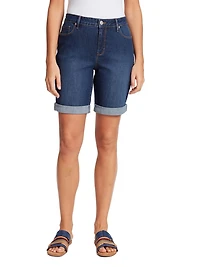 City Short with rolled cuff