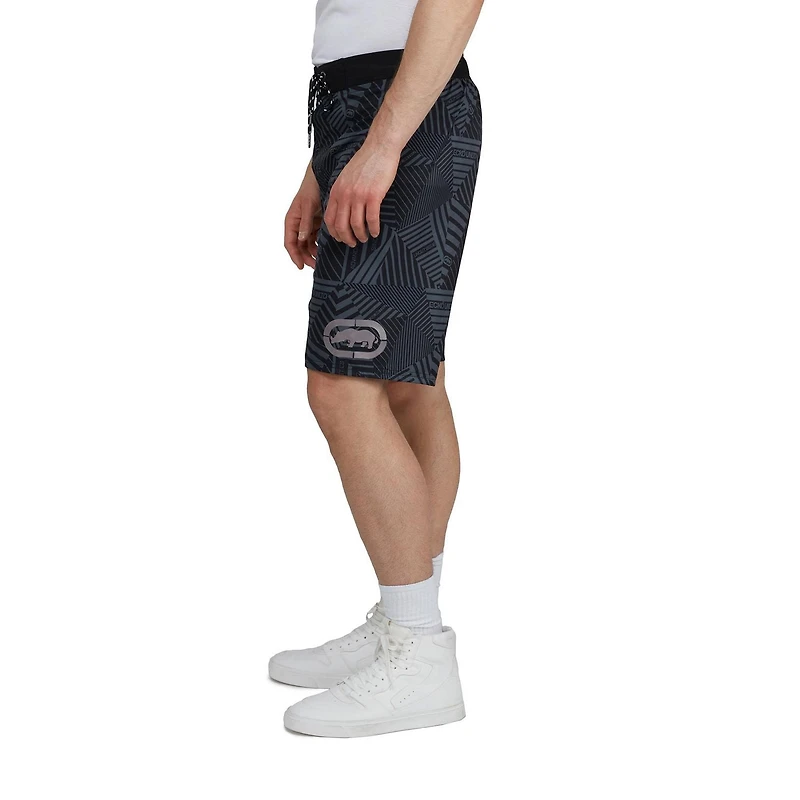 Ecko Men's Swim Take Flight Geometric Board Shorts
