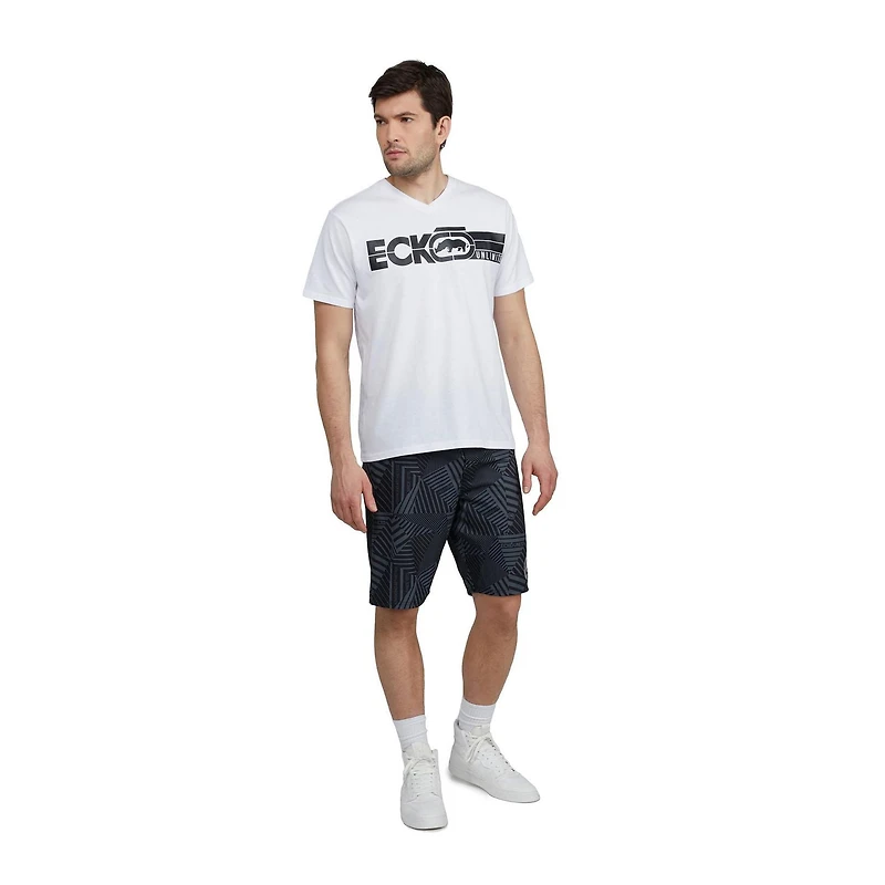 Ecko Men's Swim Take Flight Geometric Board Shorts