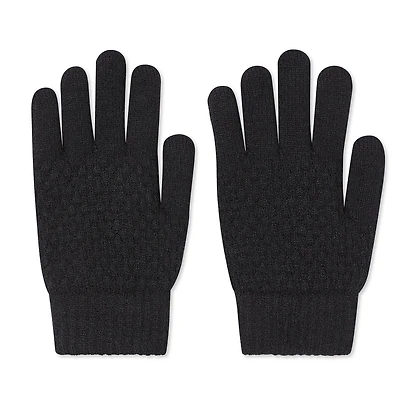Gants texturés Time and Tru pour femmes