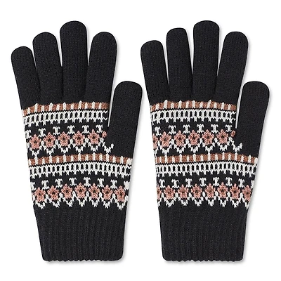 Time and Tru Women's Jacquard Gloves