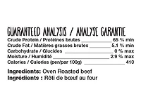 Chewmasters Beef Steak Strips, 454g