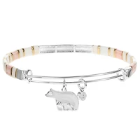 Luxury Designs Bracelet à carreaux en argent sterling