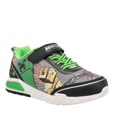 Minecraft Lighted Boys Athletic Shoes