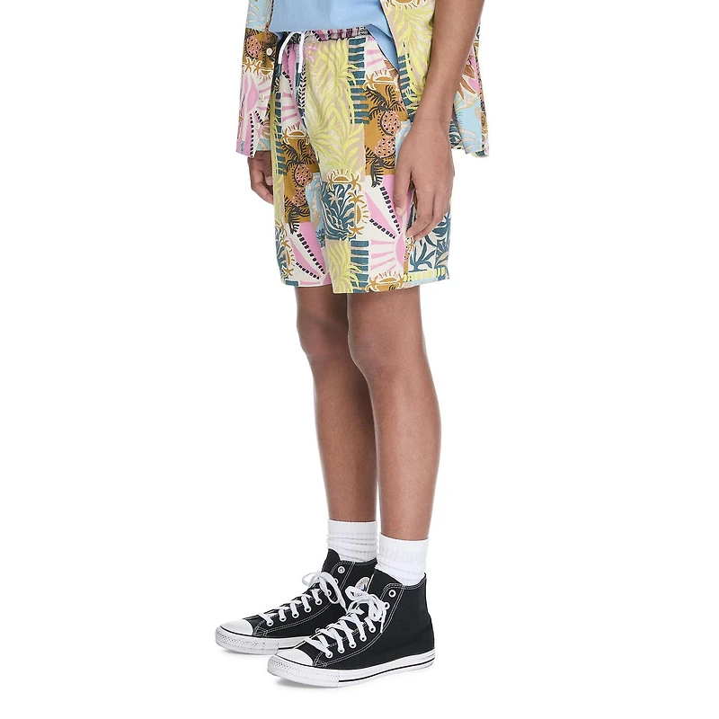 Short de volleyball texturé Jackson pour garçons