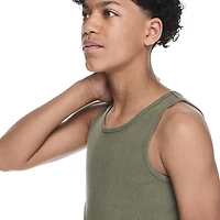 Jackson Boys' Washed Rib Tank Top
