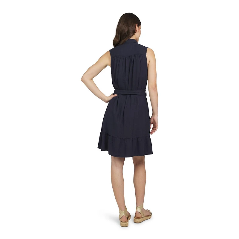 CHAPS BELTED DRESS