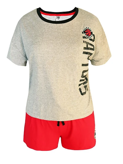 Toronto Raptors two piece pajama set for ladies