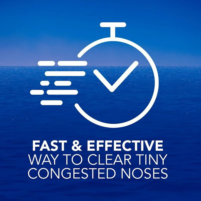 hydraSense Ultra-Gentle Mist Nasal Spray, Baby Nasal Care, Relieves Congested And Stuffy Noses, 100% Natural Source Seawater, Non-Medicated, Preservative-Free, Sterile, 100ml