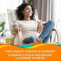 OLLY Hello Happy Tropical Zing flavour Gummy Worm Supplement