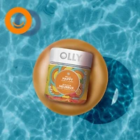 OLLY Hello Happy Tropical Zing flavour Gummy Worm Supplement