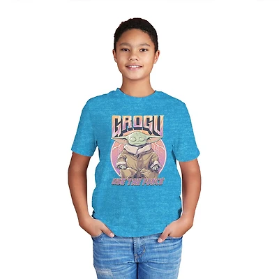 Boys Star Wars Zen Grogu Short Sleeve T-Shirt