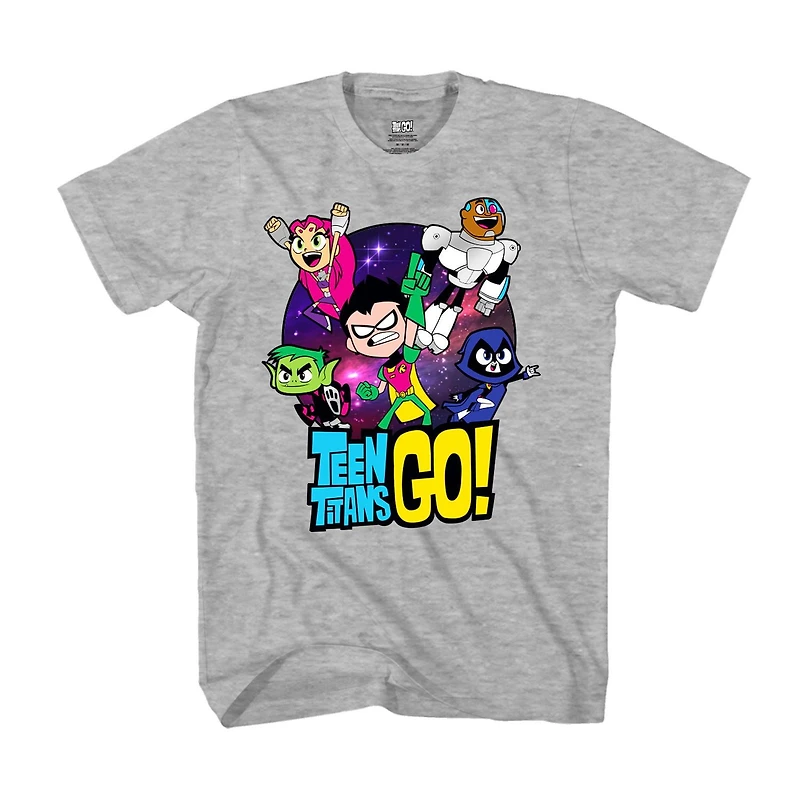 Boys Teen Titans Go! Classic Group Short Sleeve T-Shirt