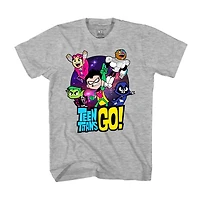 Boys Teen Titans Go! Classic Group Short Sleeve T-Shirt