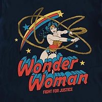 Ladies Wonder Woman Wonder Lasso Short Sleeve T-Shirt