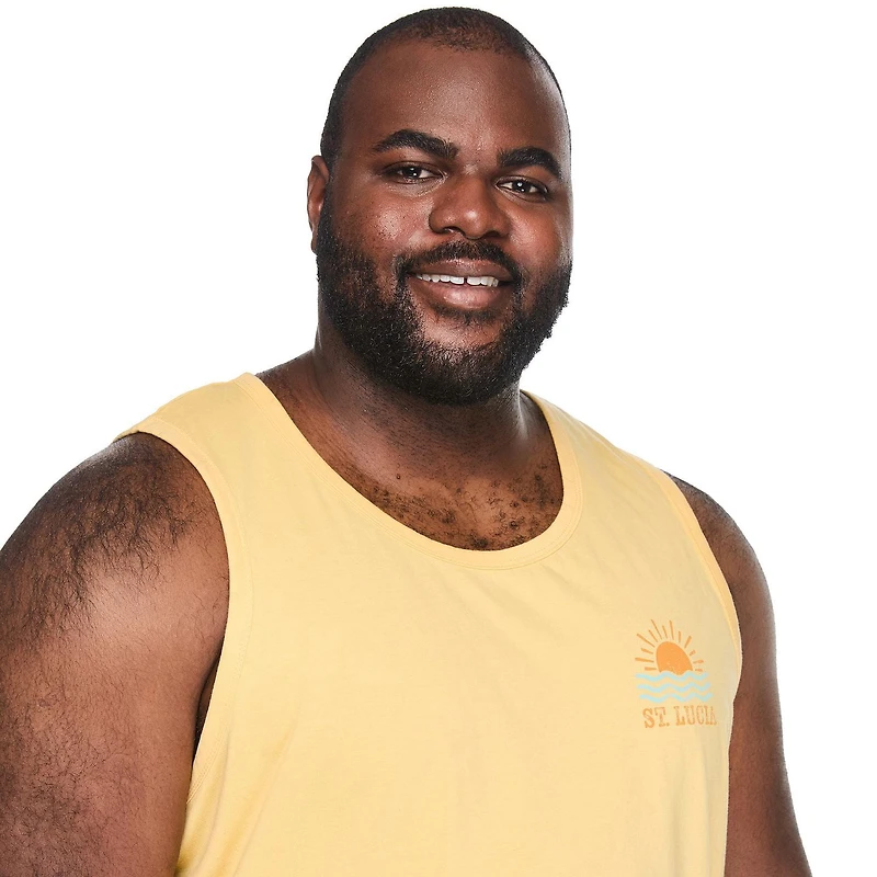 George Big Men's Graphic Tank Top