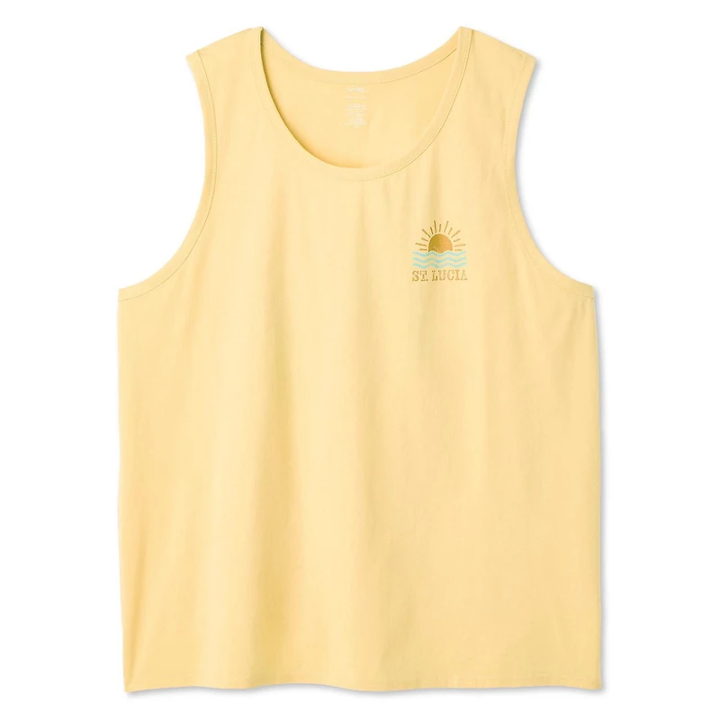 George Big Men's Graphic Tank Top