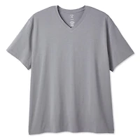 T-shirt extensible avec encolure en V George Plus pour hommes