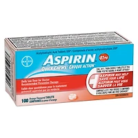 ASPIRIN Croque action faible dose quotidienne à 81 mg