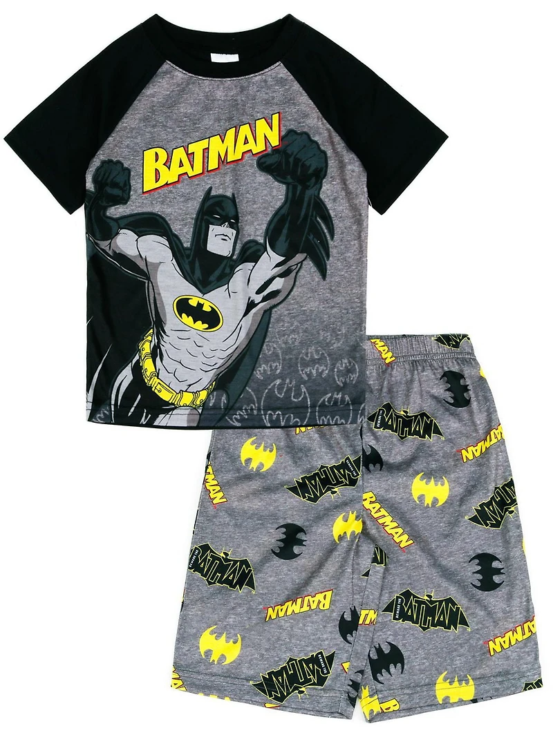 Batman two piece pajama set for boys