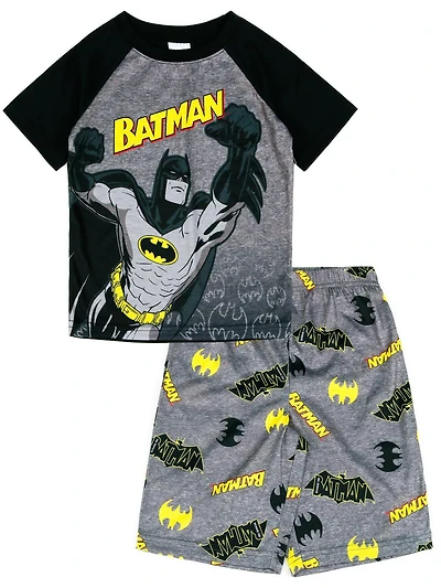 Batman two piece pajama set for boys
