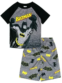 Batman two piece pajama set for boys