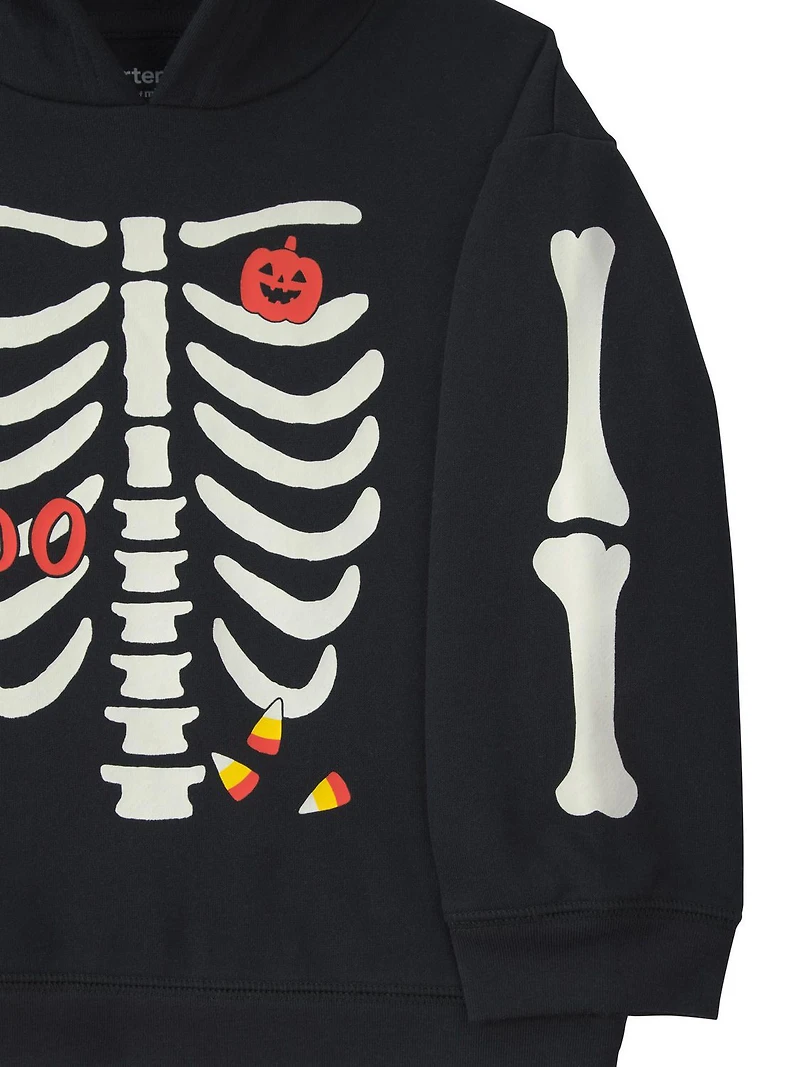 Carter's Child of Mine Toddler Boy 2-Piece Skeleton Hoodie and Pant Set