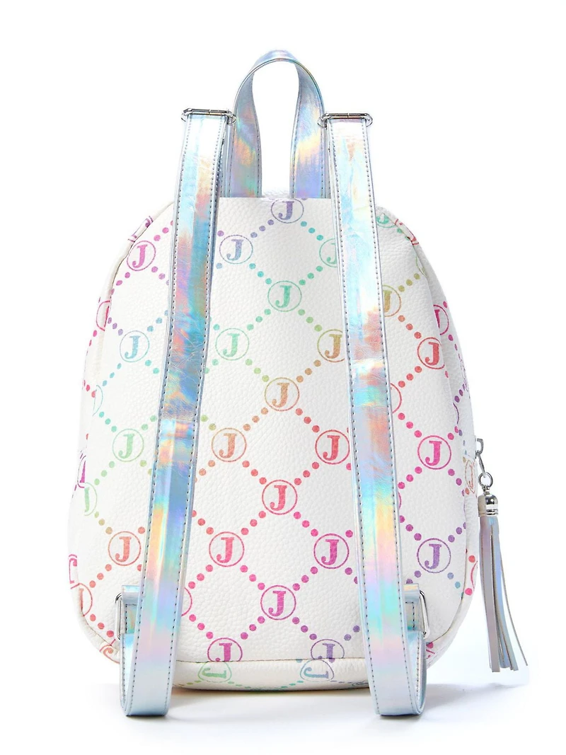 JUSTICE J LOGO MINI BACKPACK, MINI BACKPACK