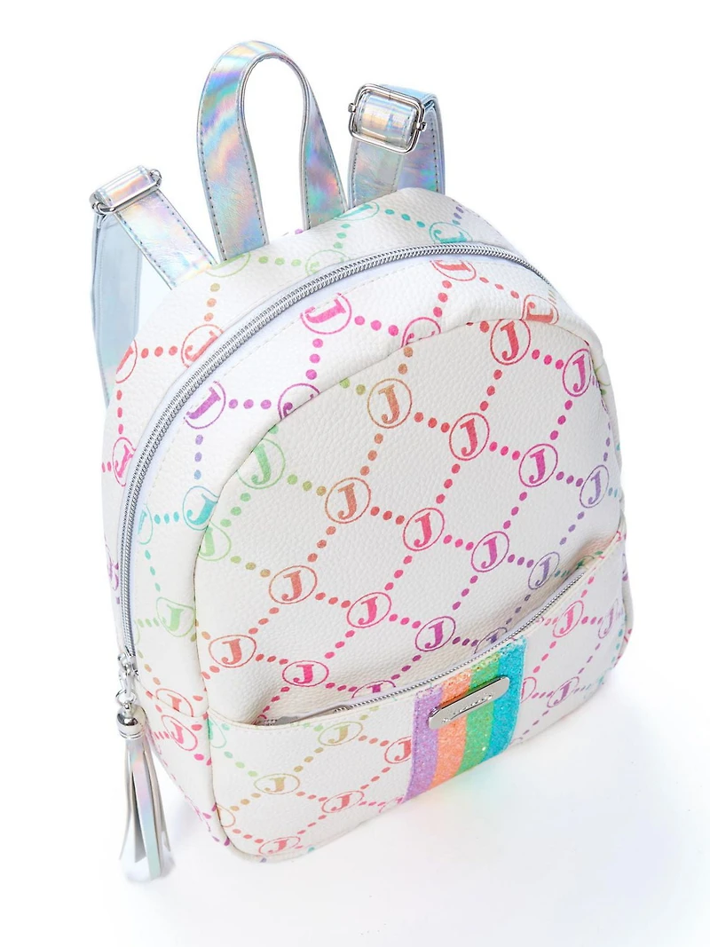 JUSTICE J LOGO MINI BACKPACK, MINI BACKPACK