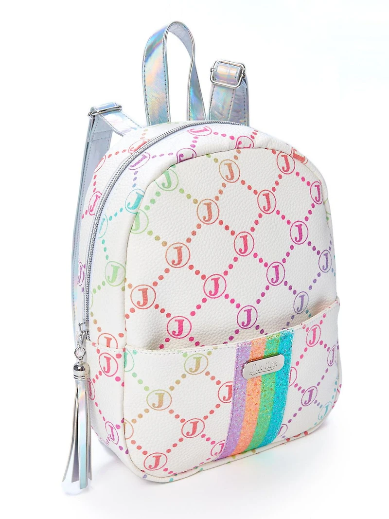 JUSTICE MINI SAC À DOS AVEC LOGO J MINI SAC À DOS