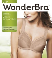 Soutien-gorge sans fil WonderBra à bretelles coussinées Tailles B34 DD44