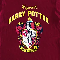 Dames Harry Potter Gryffondor Crest Ras Du Cou À Manches Courtes