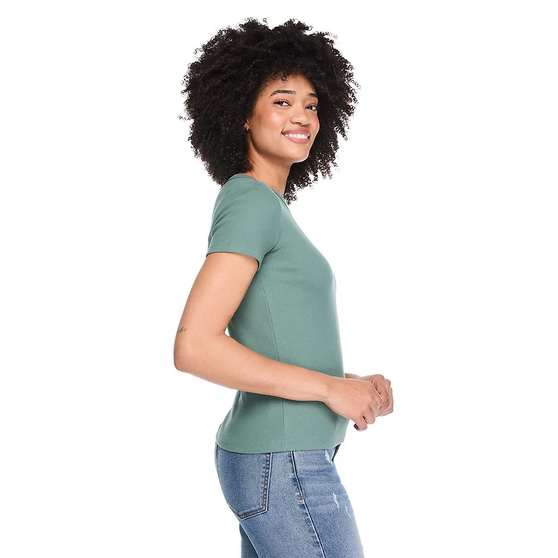 George Women's Rib Crew-Neck T-Shirt