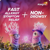 Allegra 24 Hour Allergy Medication, Non Drowsy, Fast and Effective Multi-Symptom Allergy Relief Medicine for Sneezing, Watery Eyes and Itchy Throat, Fexofenadine Hydrochloride 120 mg, 80 Tablets