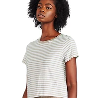 T-shirt raccourci George pour femmes