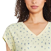 Chemise de nuit à encolure en V George pour femmes