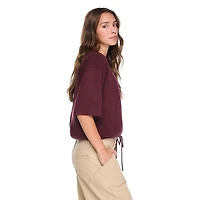 George Women's Elbow-Sleeve Oversized Top