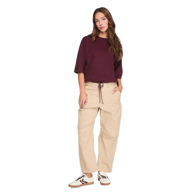 George Women's Elbow-Sleeve Oversized Top