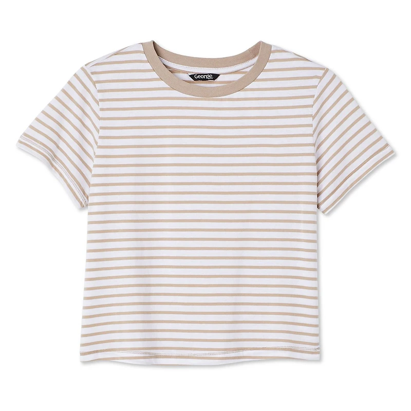 T-shirt raccourci George pour femmes