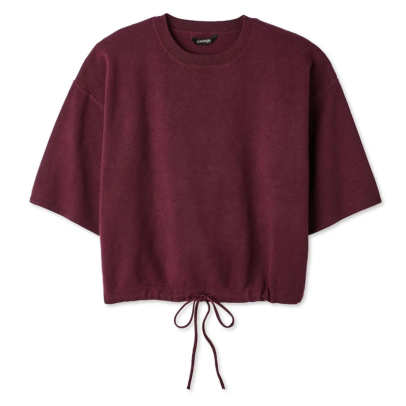 George Women's Elbow-Sleeve Oversized Top
