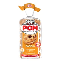 Bagels 12 céréales de POM® Emb. de 6; 510 g