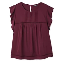 George Women's Ruffle-Sleeve Top