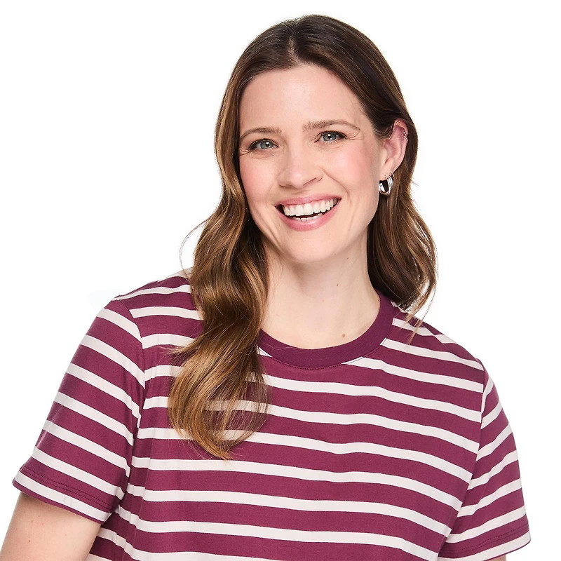 T-shirt à encolure ras du cou George pour femmes