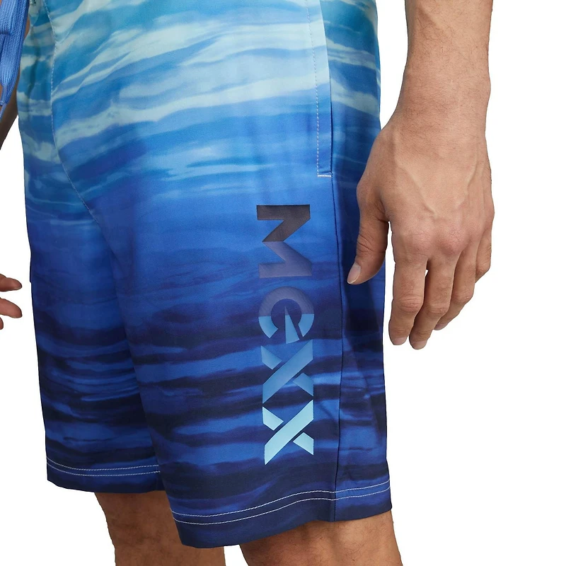 Mexx Men's Gradient Print Board Shorts