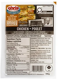 CHRIS BROTHERS POITRINE DE POULET EMINCE ROTIE AU FOUR