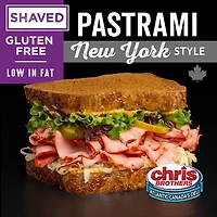 CHRIS BROTHERS SHAVED PASTRAMI, CB SHVD PASTRAMI